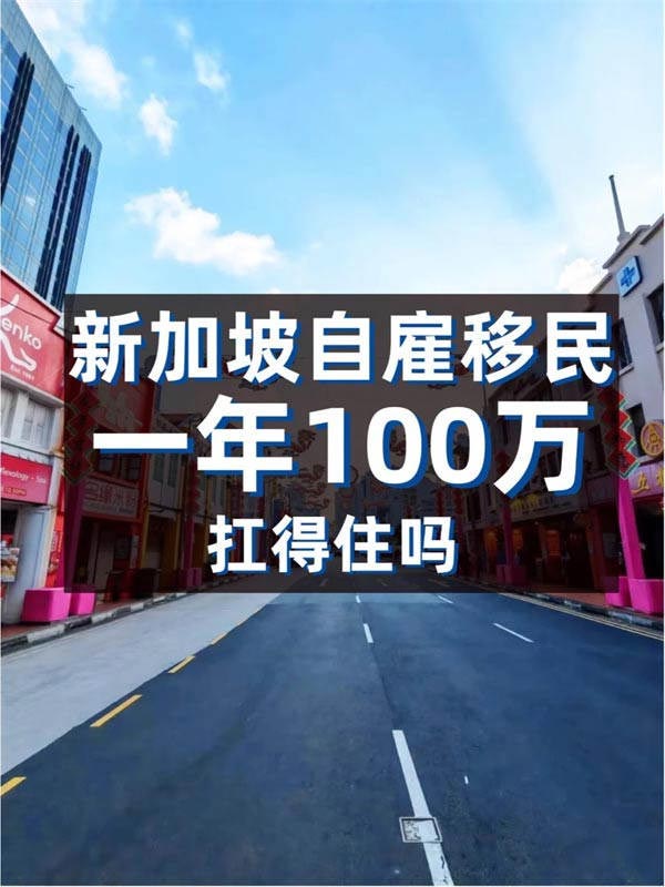 新加坡移民，一年100萬扛得住嗎？